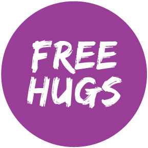 Free Hugs Button